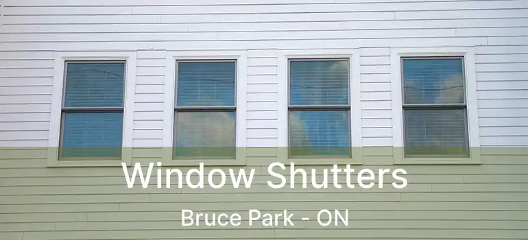  Window Shutters Bruce Park - ON