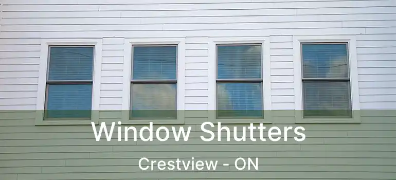  Window Shutters Crestview - ON