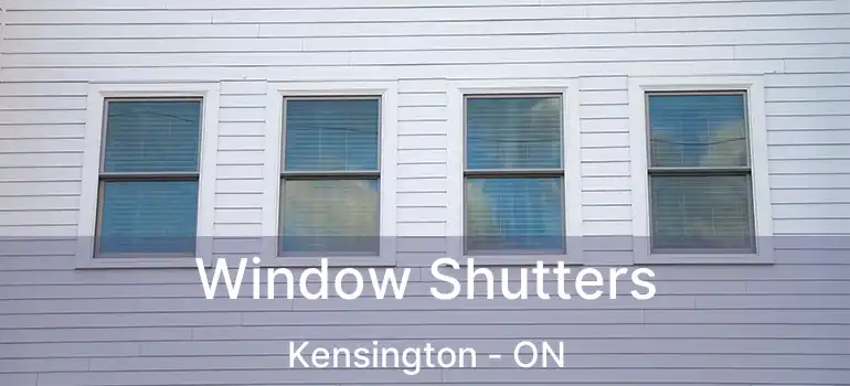  Window Shutters Kensington - ON