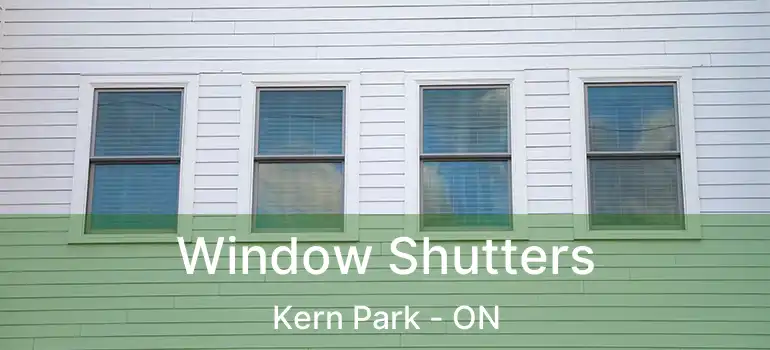  Window Shutters Kern Park - ON