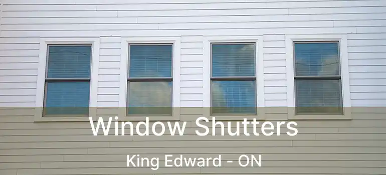  Window Shutters King Edward - ON