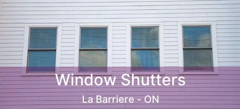  Window Shutters La Barriere - ON