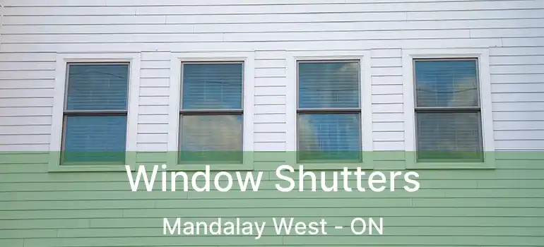  Window Shutters Mandalay West - ON