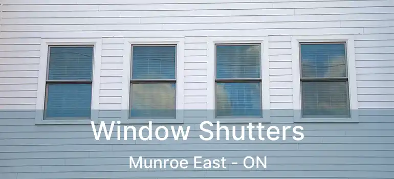  Window Shutters Munroe East - ON