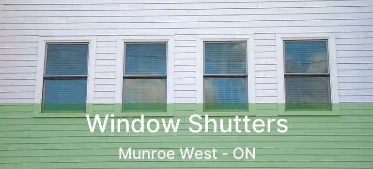  Window Shutters Munroe West - ON