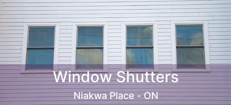  Window Shutters Niakwa Place - ON