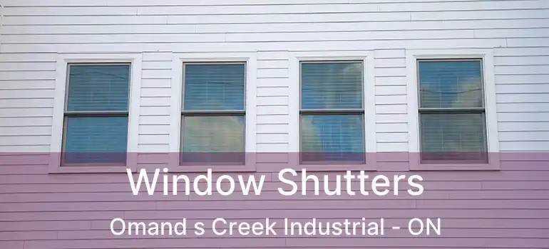  Window Shutters Omand s Creek Industrial - ON