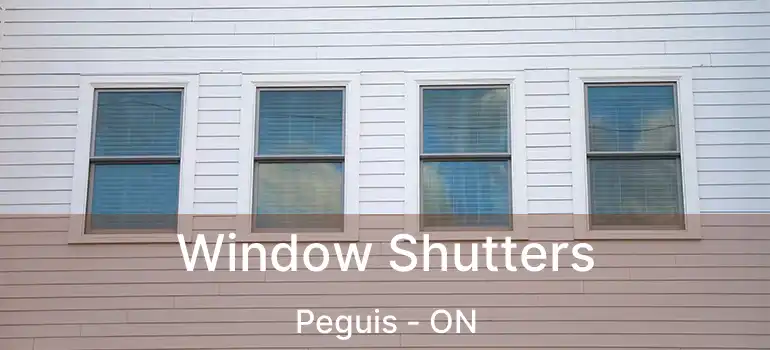  Window Shutters Peguis - ON
