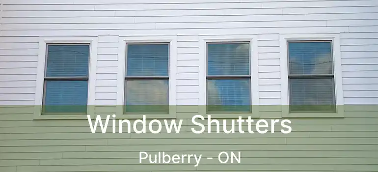  Window Shutters Pulberry - ON