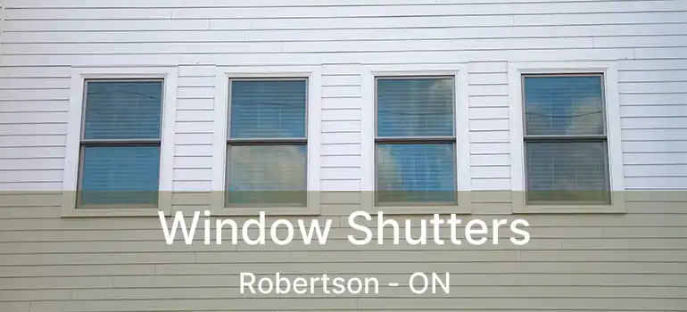 Window Shutters Robertson - ON