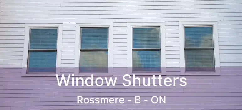  Window Shutters Rossmere - B - ON