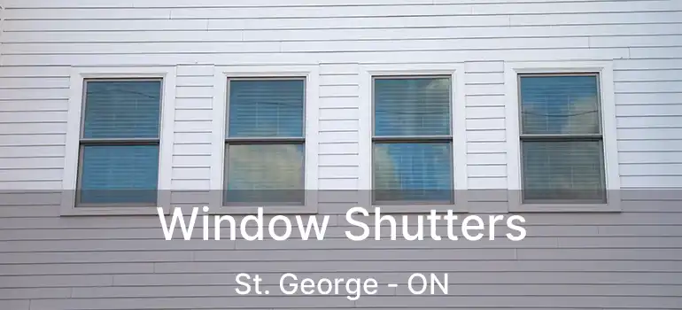  Window Shutters St. George - ON