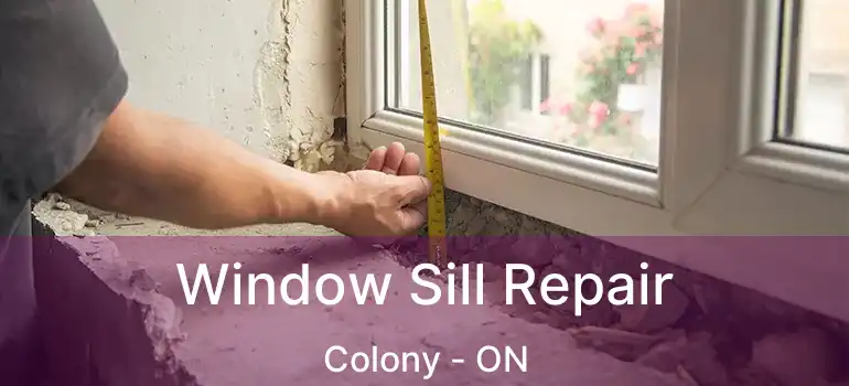  Window Sill Repair Colony - ON