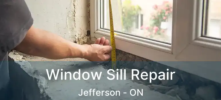  Window Sill Repair Jefferson - ON