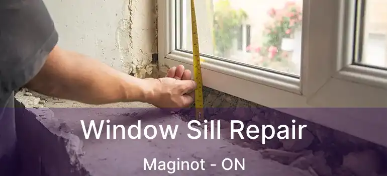  Window Sill Repair Maginot - ON