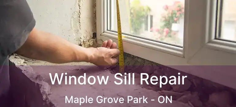  Window Sill Repair Maple Grove Park - ON