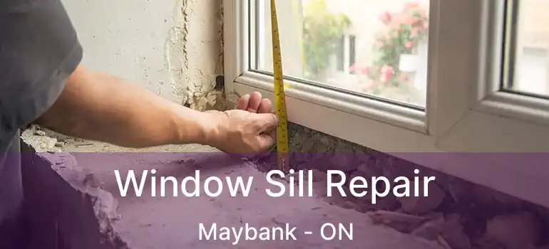  Window Sill Repair Maybank - ON