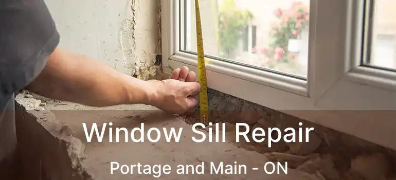  Window Sill Repair Portage and Main - ON
