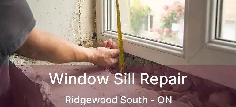  Window Sill Repair Ridgewood South - ON