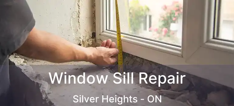  Window Sill Repair Silver Heights - ON