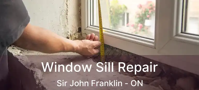  Window Sill Repair Sir John Franklin - ON
