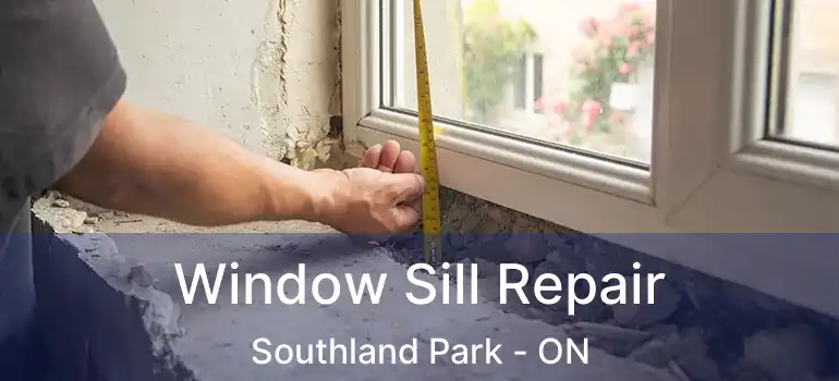  Window Sill Repair Southland Park - ON