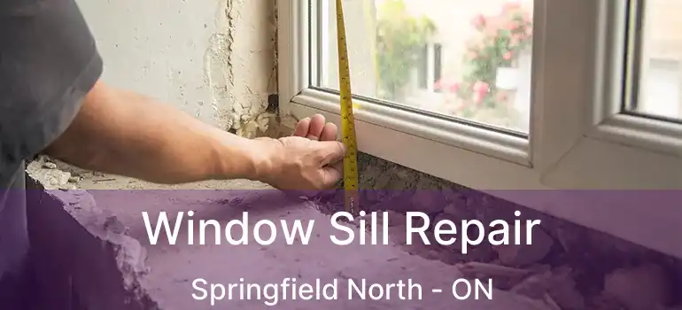  Window Sill Repair Springfield North - ON