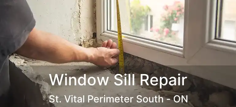  Window Sill Repair St. Vital Perimeter South - ON