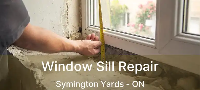  Window Sill Repair Symington Yards - ON
