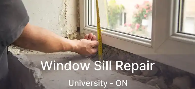  Window Sill Repair University - ON