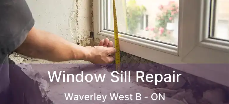  Window Sill Repair Waverley West B - ON