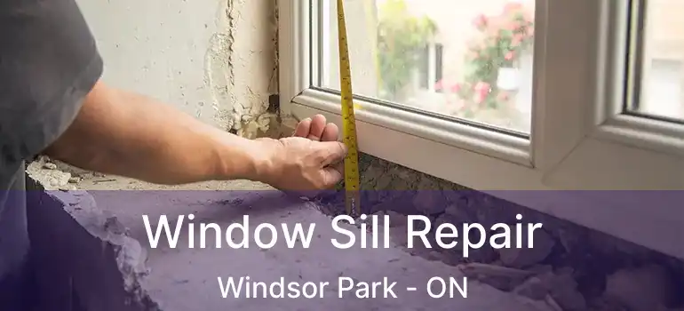  Window Sill Repair Windsor Park - ON