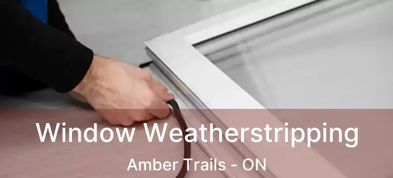  Window Weatherstripping Amber Trails - ON