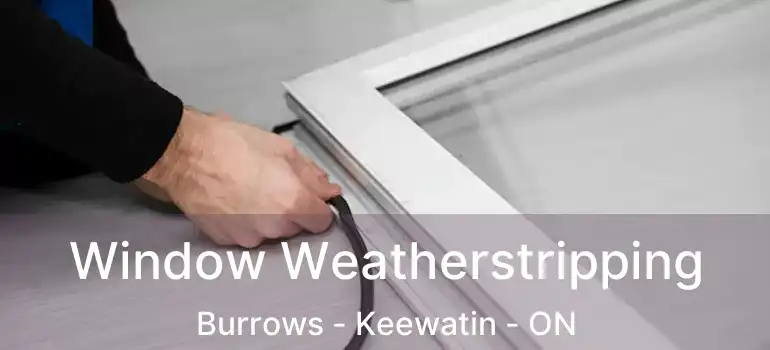  Window Weatherstripping Burrows - Keewatin - ON