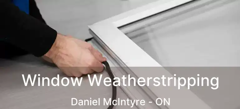  Window Weatherstripping Daniel McIntyre - ON