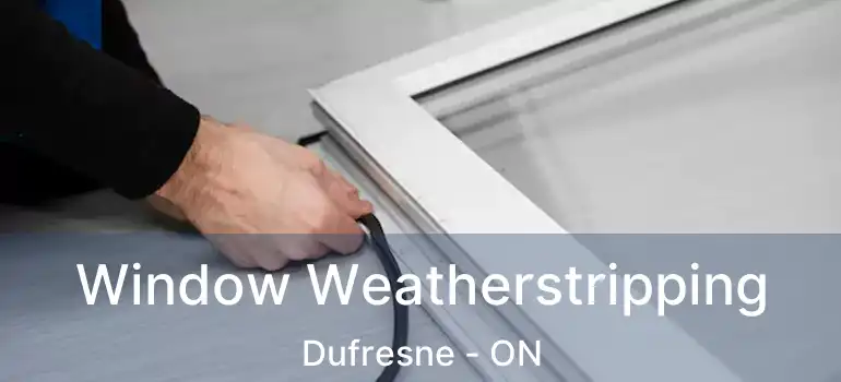  Window Weatherstripping Dufresne - ON