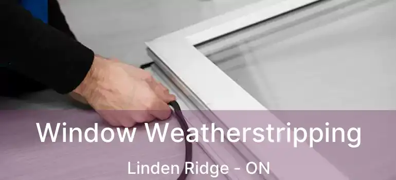  Window Weatherstripping Linden Ridge - ON