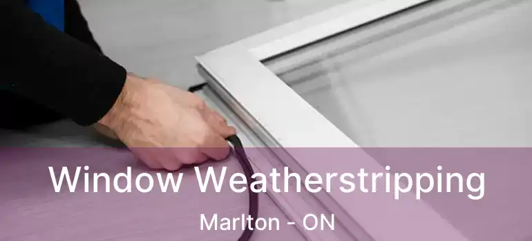  Window Weatherstripping Marlton - ON