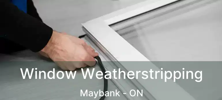  Window Weatherstripping Maybank - ON