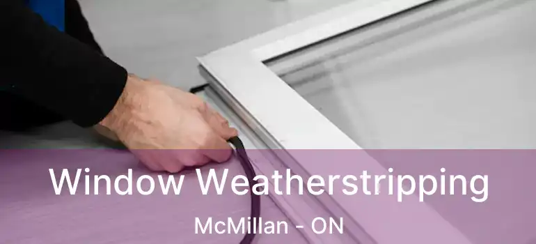  Window Weatherstripping McMillan - ON