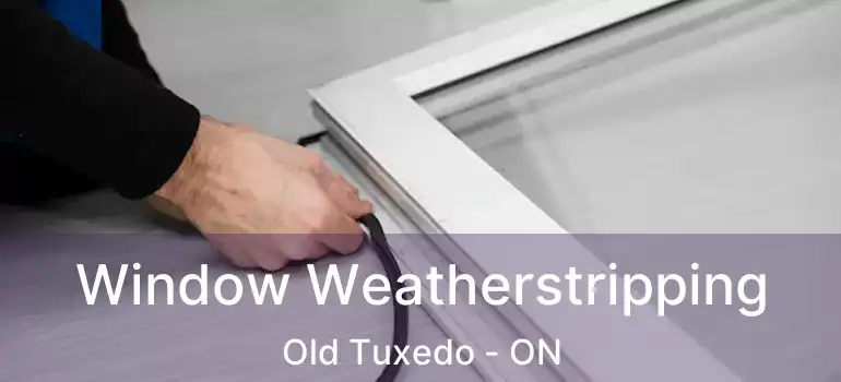  Window Weatherstripping Old Tuxedo - ON