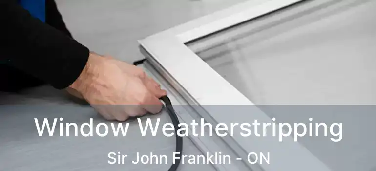  Window Weatherstripping Sir John Franklin - ON