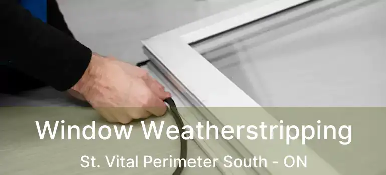  Window Weatherstripping St. Vital Perimeter South - ON