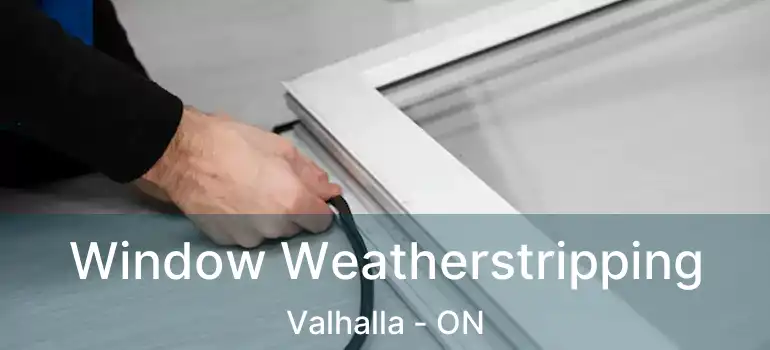  Window Weatherstripping Valhalla - ON