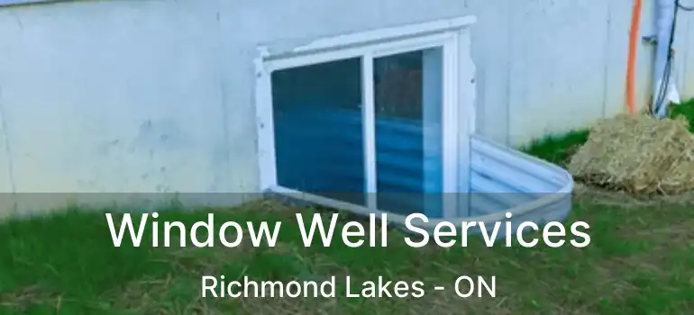  Window Well Services Richmond Lakes - ON