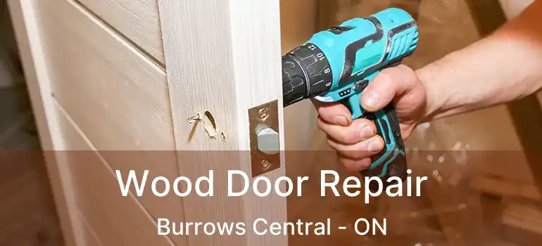  Wood Door Repair Burrows Central - ON