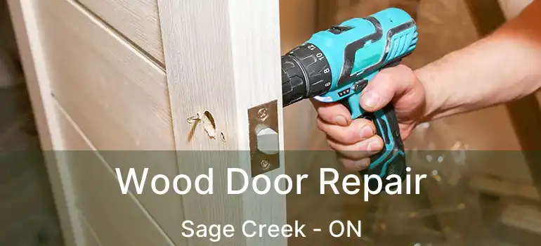  Wood Door Repair Sage Creek - ON