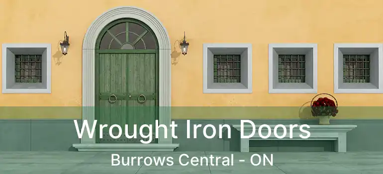  Wrought Iron Doors Burrows Central - ON