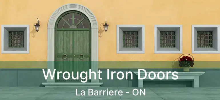  Wrought Iron Doors La Barriere - ON