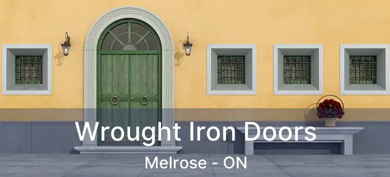  Wrought Iron Doors Melrose - ON